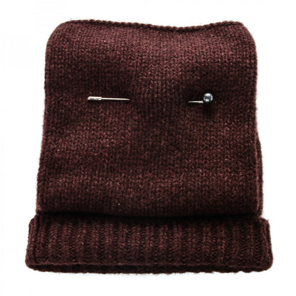 Louis Vuitton Yak Chapman Eyeball Bonnet Beanie Hat Bordeaux 1 of 6