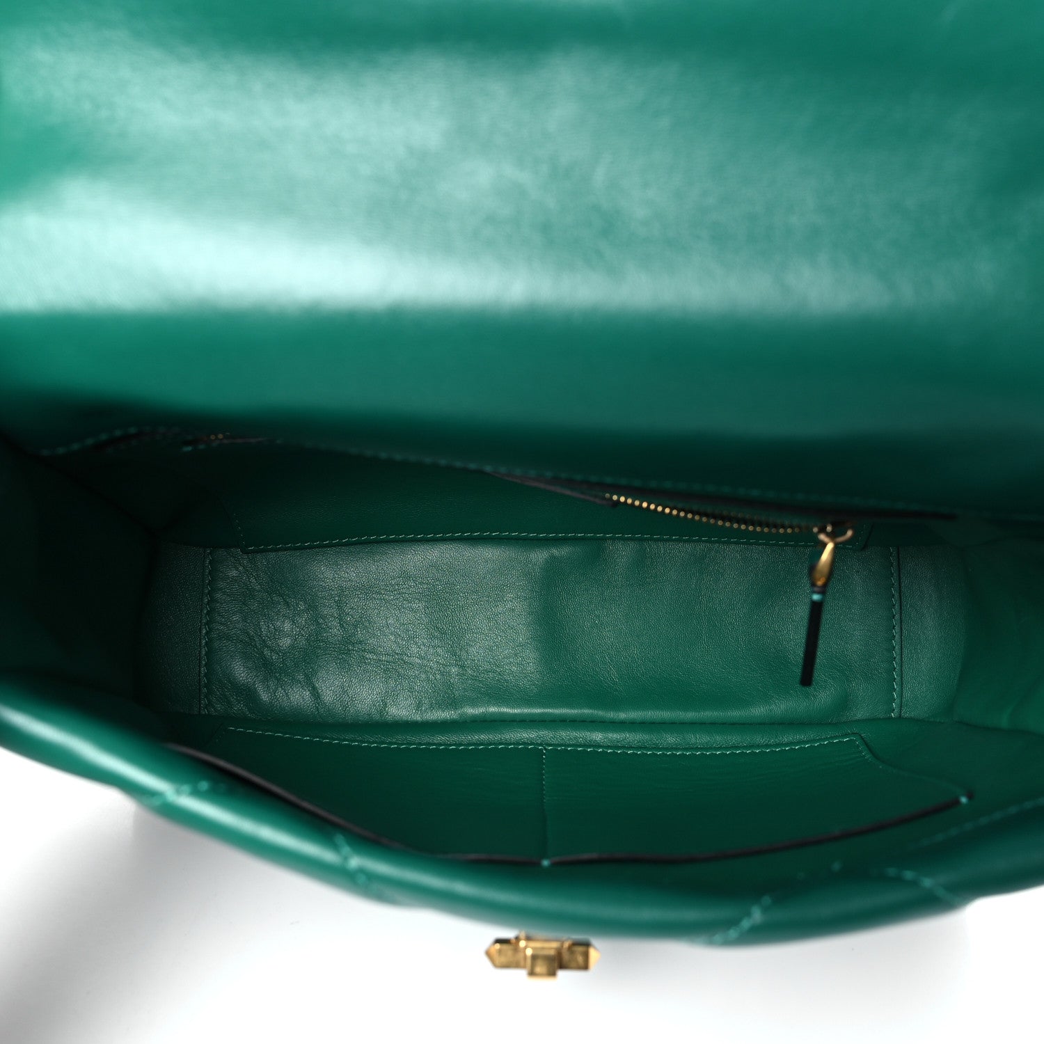 Valentino Garavani Nappa Large Roman Stud Shoulder Bag Jungle 5 of 10