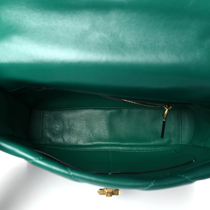 Valentino Garavani Nappa Large Roman Stud Shoulder Bag Jungle 5 of 10