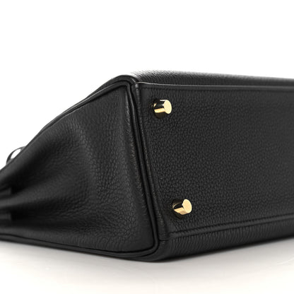 Hermes Togo Kelly Retourne 25 Black 7 of 37