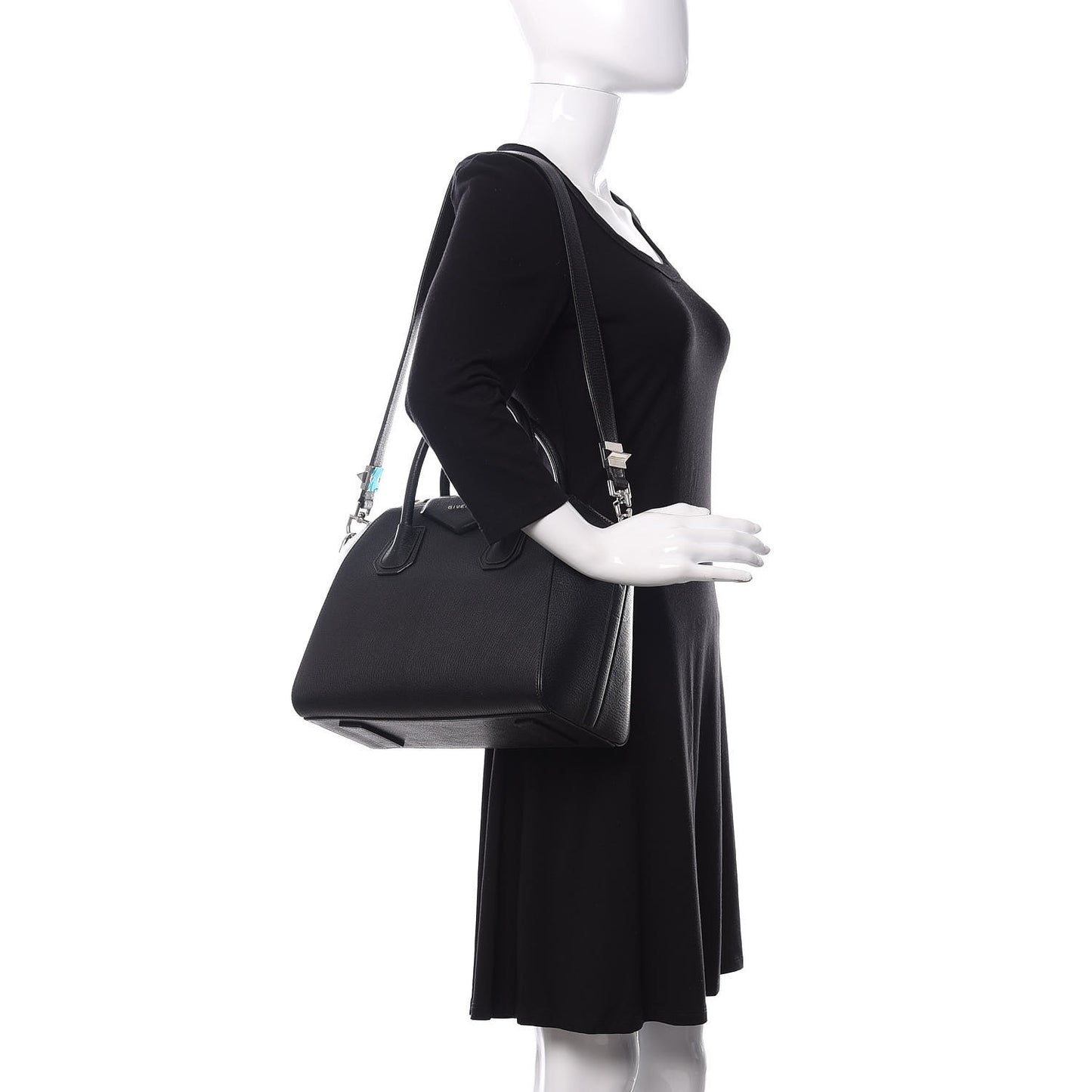 Sugar Goatskin Small Antigona Black