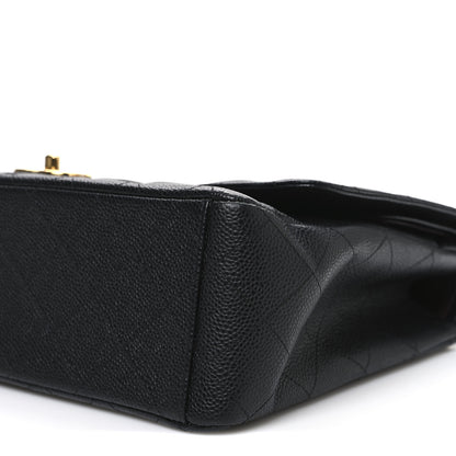 Chanel Caviar Quilted Maxi Double Flap Black 10 of 10