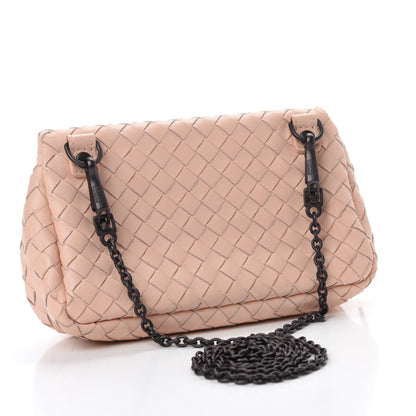 Bottega Veneta Nappa Intrecciato Mini Chain Messenger Flamingo 3 of 9