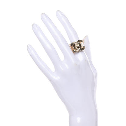 Chanel Metal CC Ring 6.5 Gold 2 of 6
