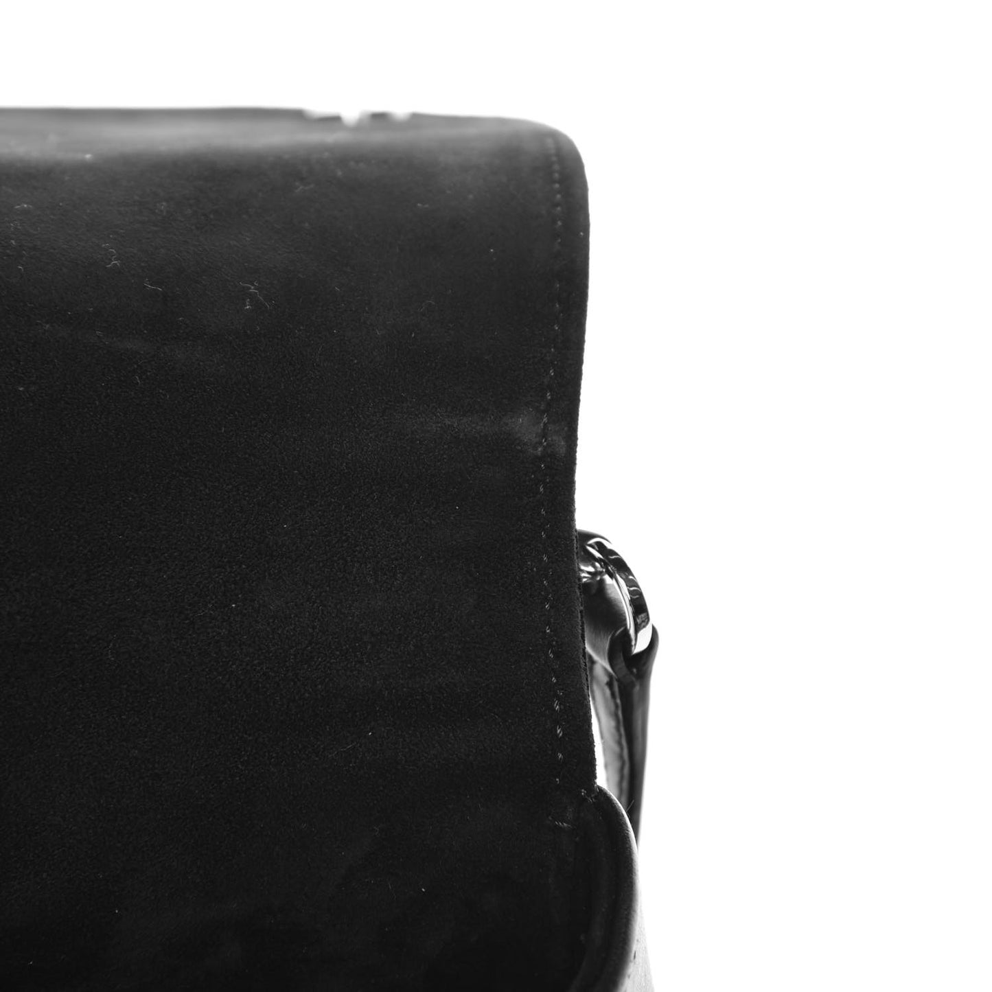 Velluto Soft Calf Studded Dahlia Shoulder Bag Black
