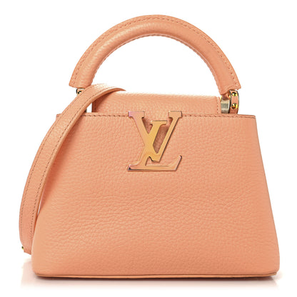 Louis Vuitton Taurillon Mini Capucines Abricot 1 of 9