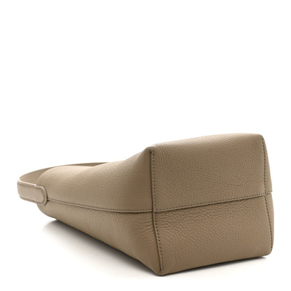 The Row Grained Calfskin Small N/S Park Tote Dark Taupe 4 of 9