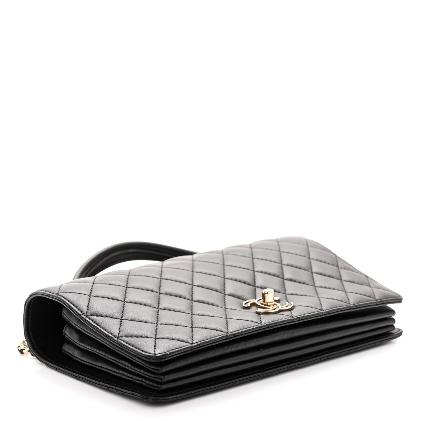 Lambskin Quilted Small Citizen Chic Flap Black