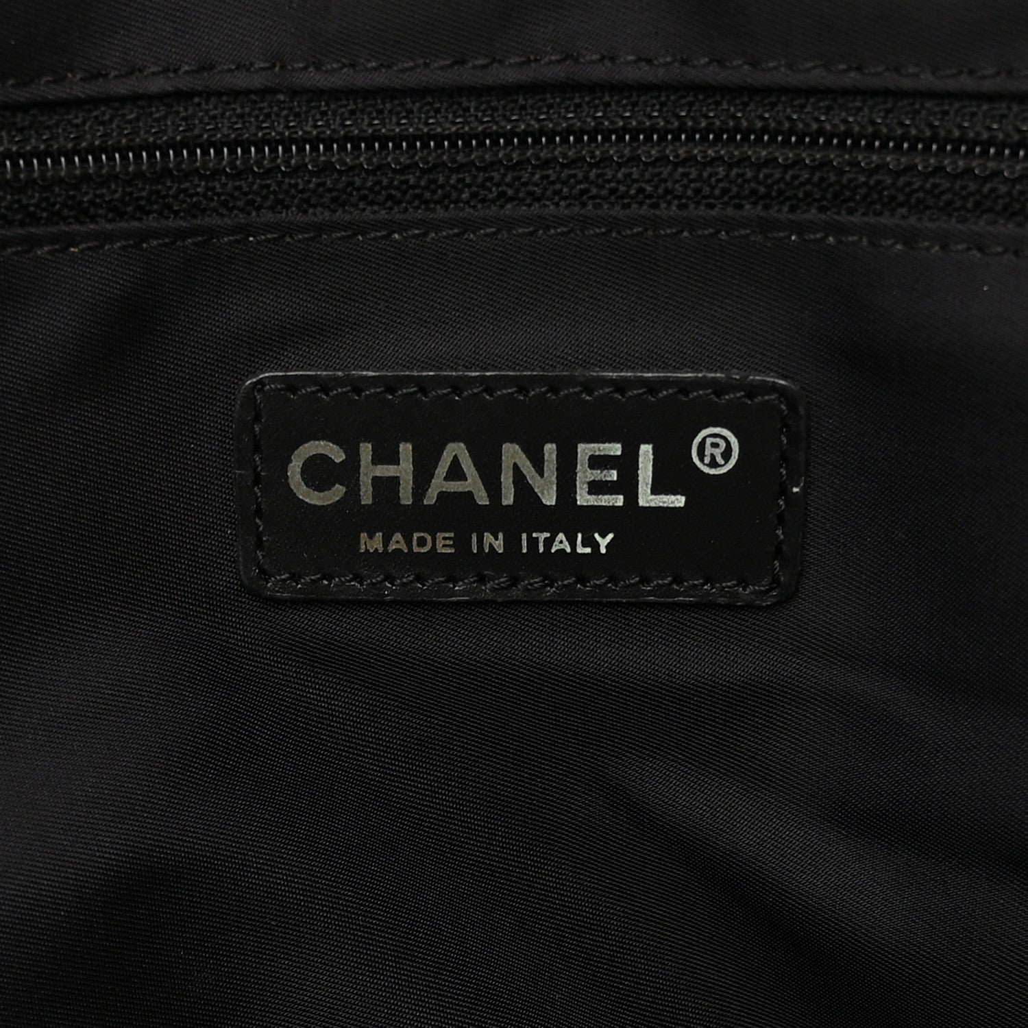 Chanel Nylon Large Travel Tote Black 6 of 11