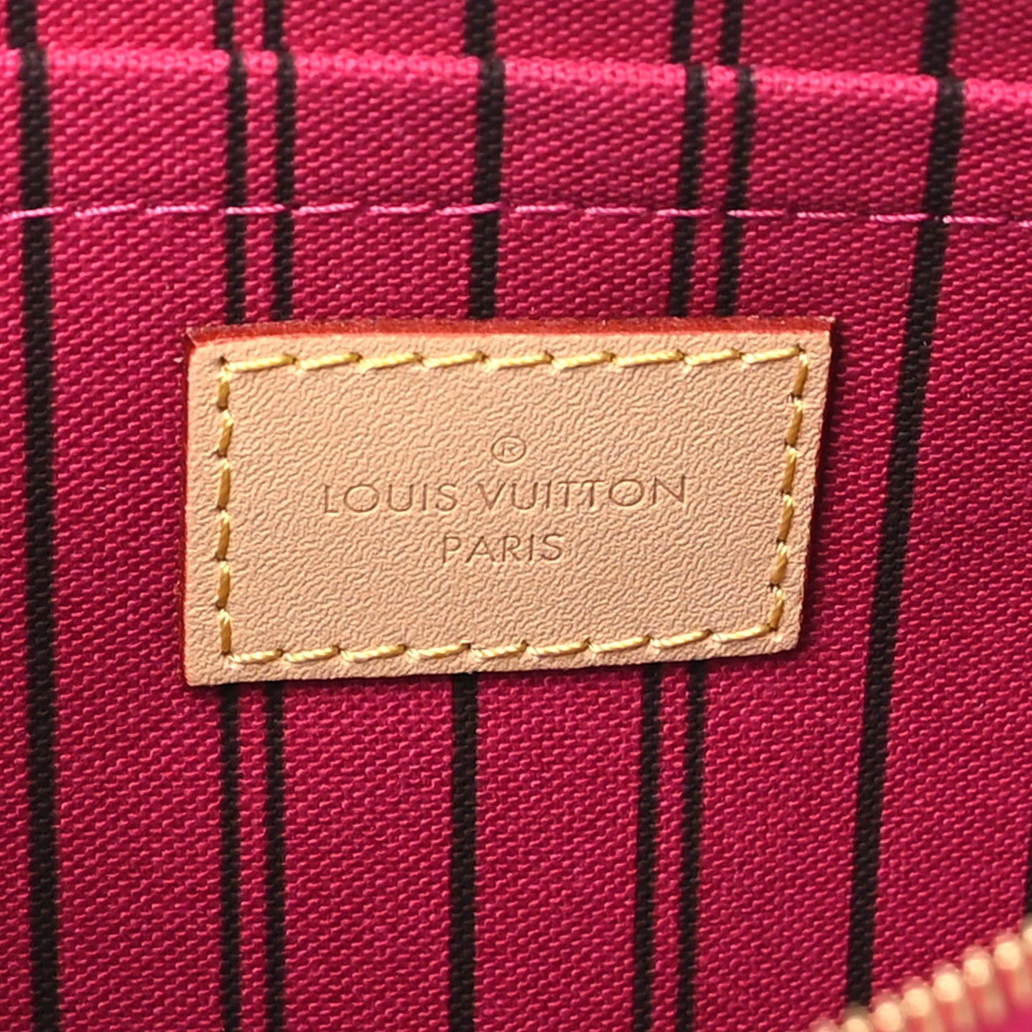 Monogram Neverfull MM GM Pochette Pivoine