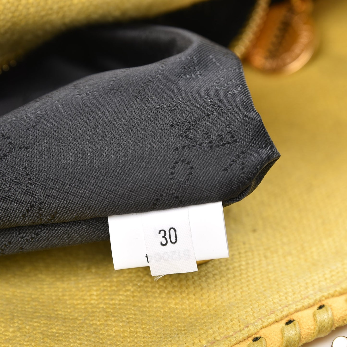 Canvas Falabella Fold Over Tote Yellow