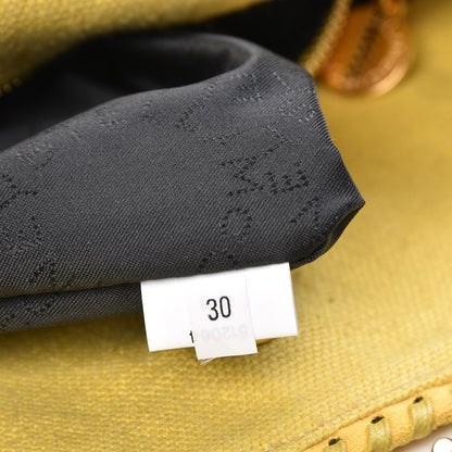 Stella McCartney Canvas Falabella Fold Over Tote Yellow 8 of 8