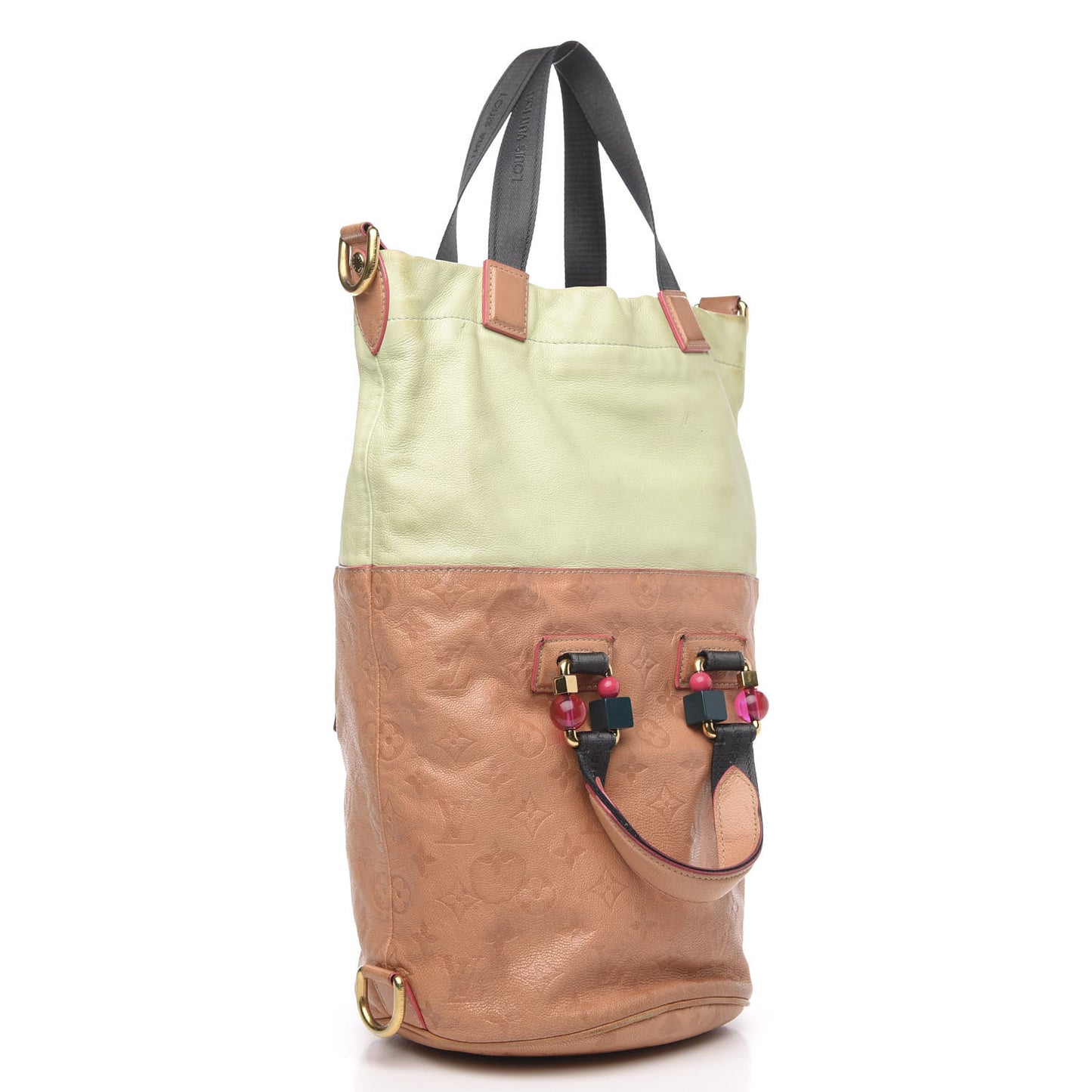 Monogram Goatskin Underground Duffle Bag Rose