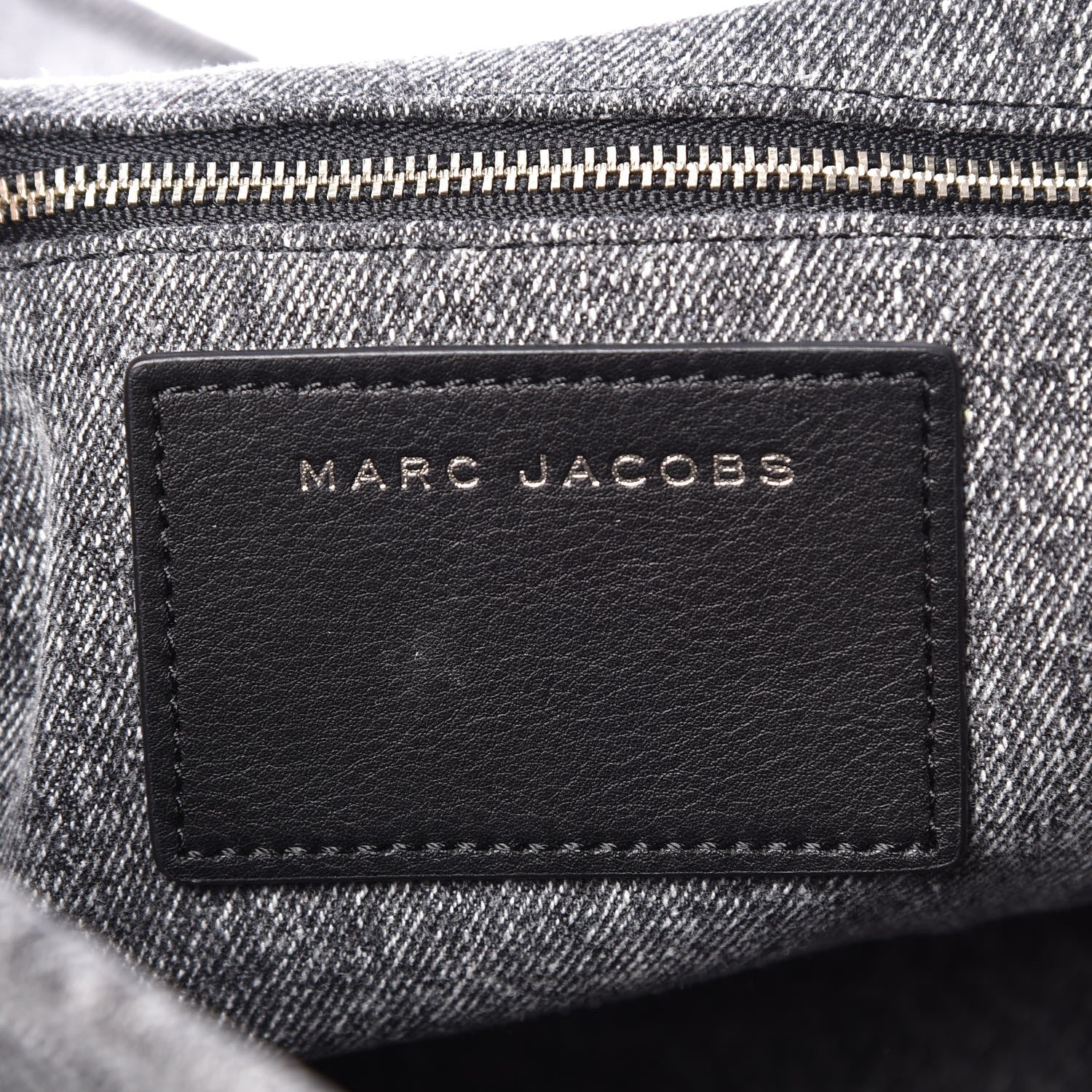 Marc Jacobs Denim Patchwork Paradise Biker Courier Bag Black 13 of 18