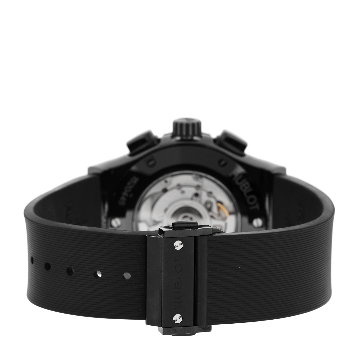 Hublot Ceramic Rubber 45mm Classic Fusion Aerofusion Chronograph Automatic Watch Black 525.CM.0170.RX 3 of 5