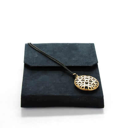 Tiffany 18K Yellow Gold Black Onyx Paloma's Marrakesh Dome Pendant Necklace 5 of 10
