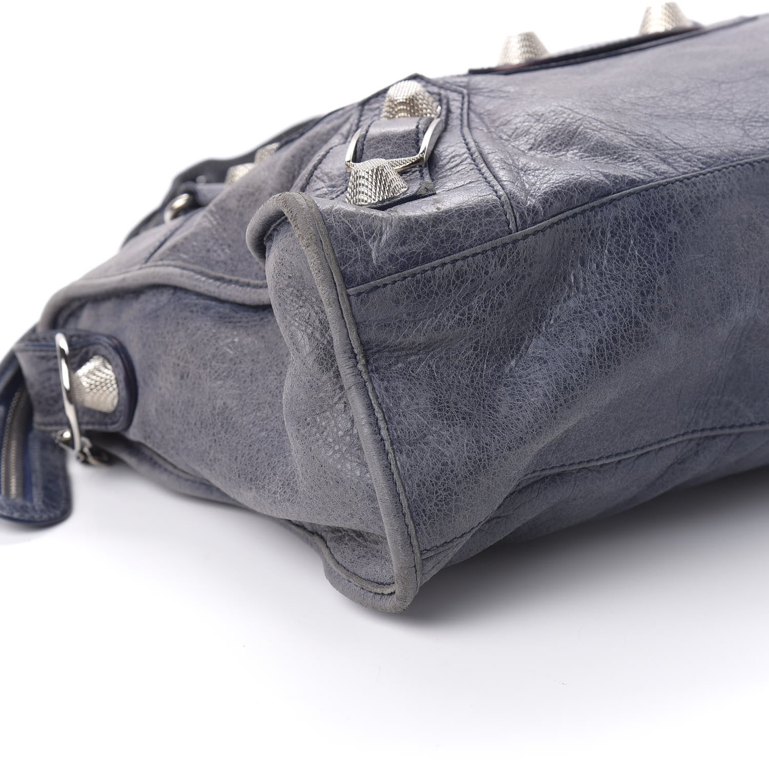 Balenciaga Agneau Giant 21 Silver Hardware City Bleu Roi 6 of 10