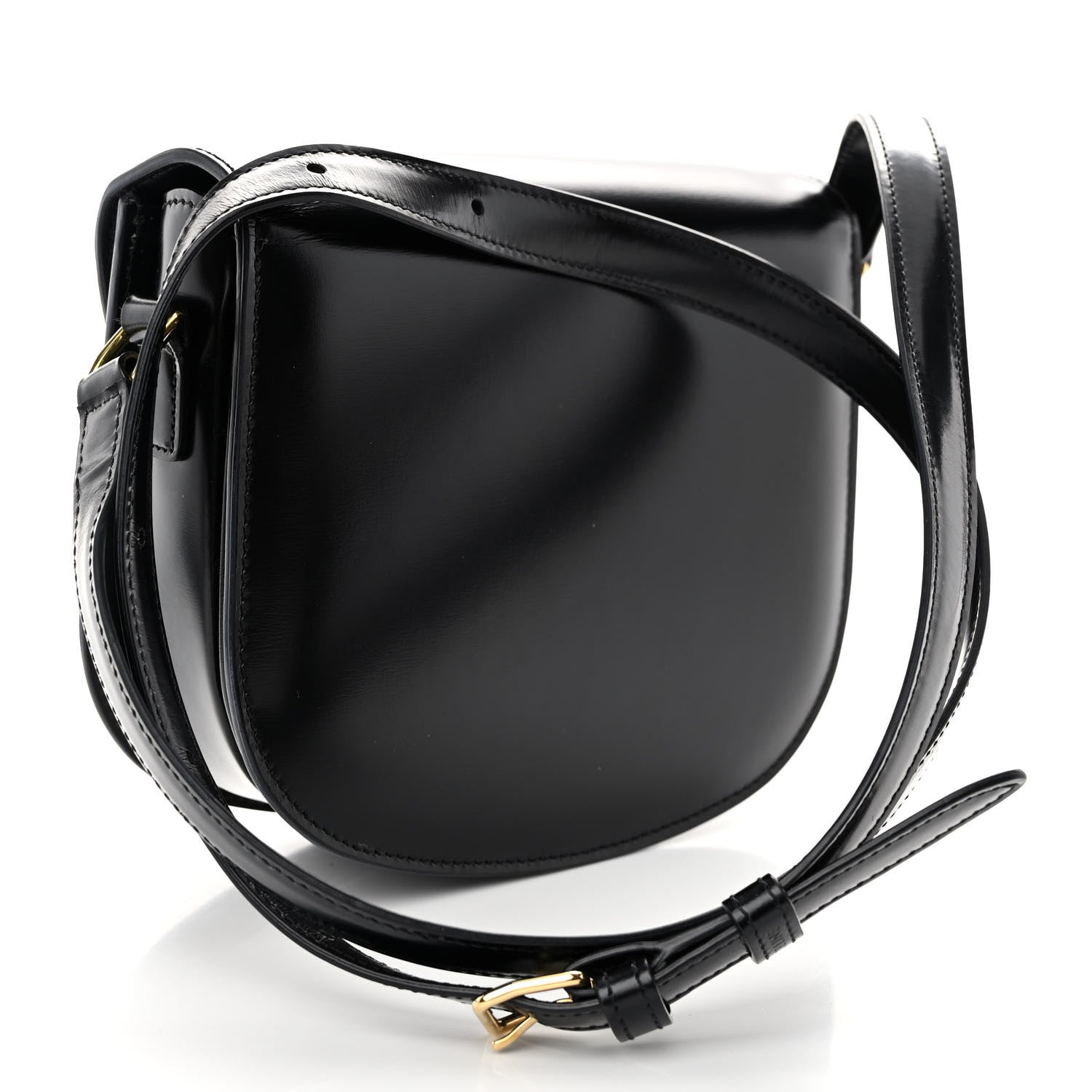 Celine Shiny Calfskin Teen Besace Black 3 of 11