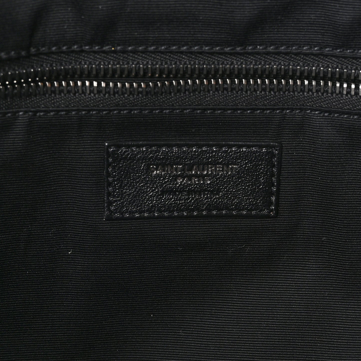 Grained Lambskin Monogram Oversized Niki Chain Satchel Black