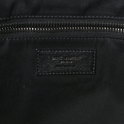 Saint Laurent Grained Lambskin Monogram Oversized Niki Chain Satchel Black 6 of 10