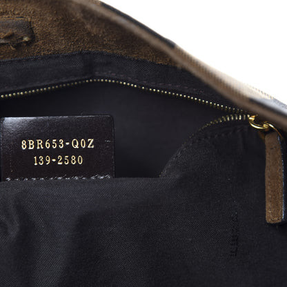 Fendi Pequin Vitello Large Hobo Tobacco Amarena 11 of 12
