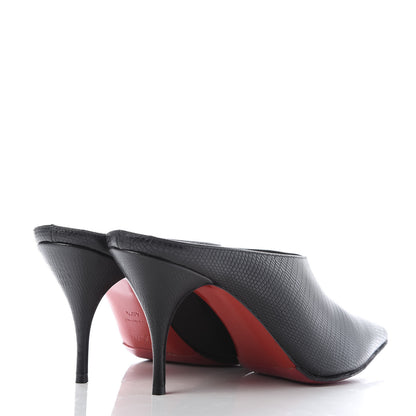 Christian Louboutin Calfskin Zarli Quart 80 Mules 40.5 Black 4 of 9