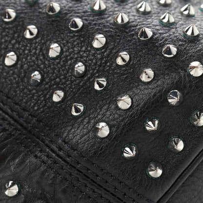 Burberry Calfskin Studded Medium Susanna Hobo Black 11 of 17