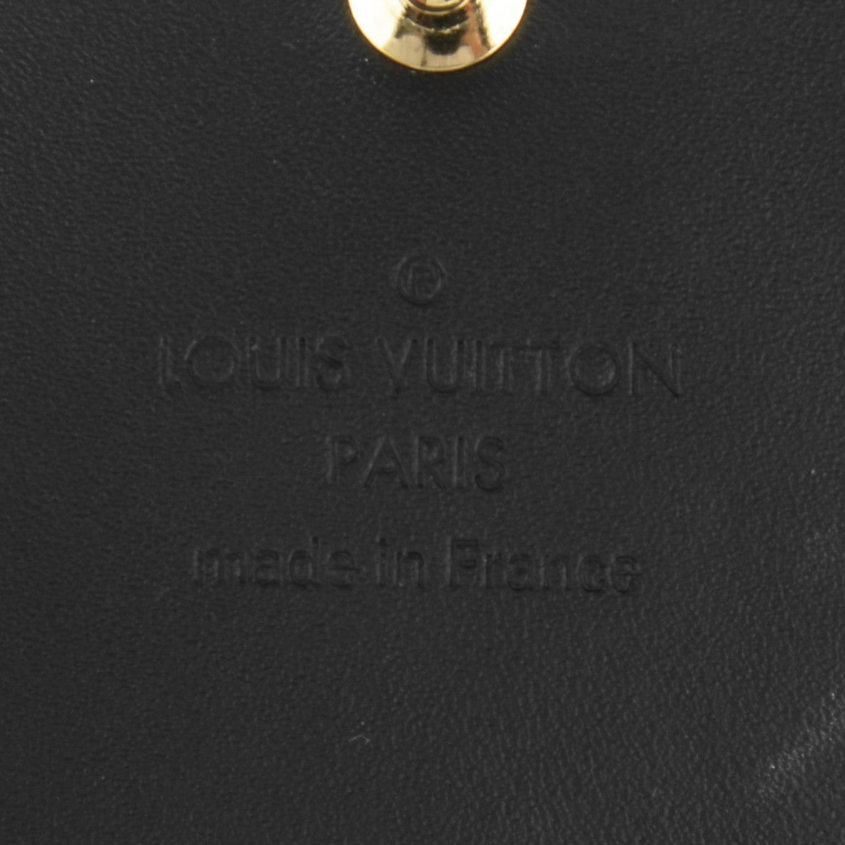 Vernis Sarah Compact Wallet Black Magnetique