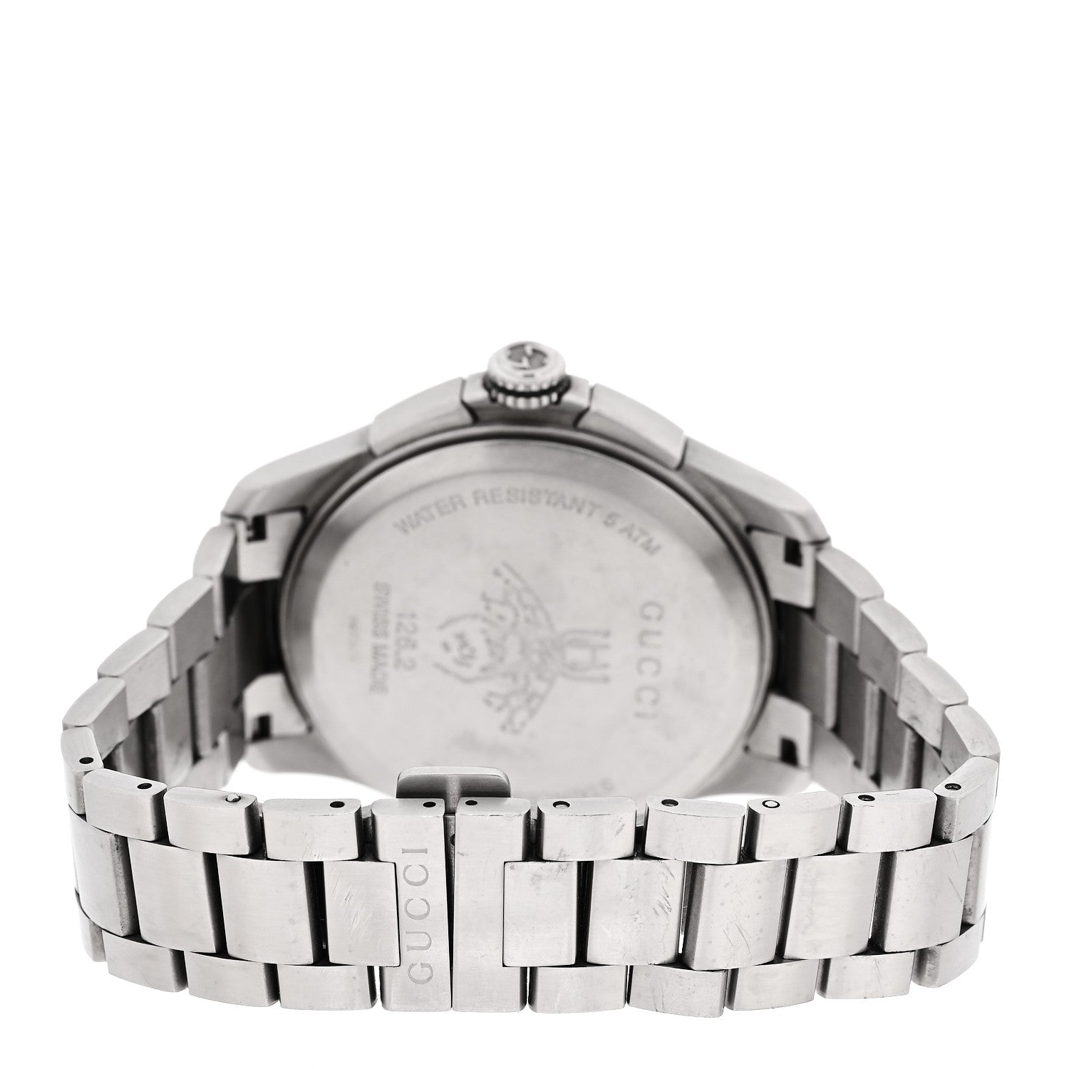 Gucci Stainless Steel 44mm G-Timeless Bee Chronograph Quartz Watch Black 3 of 5