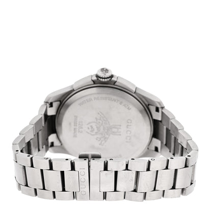 Gucci Stainless Steel 44mm G-Timeless Bee Chronograph Quartz Watch Black 3 of 5