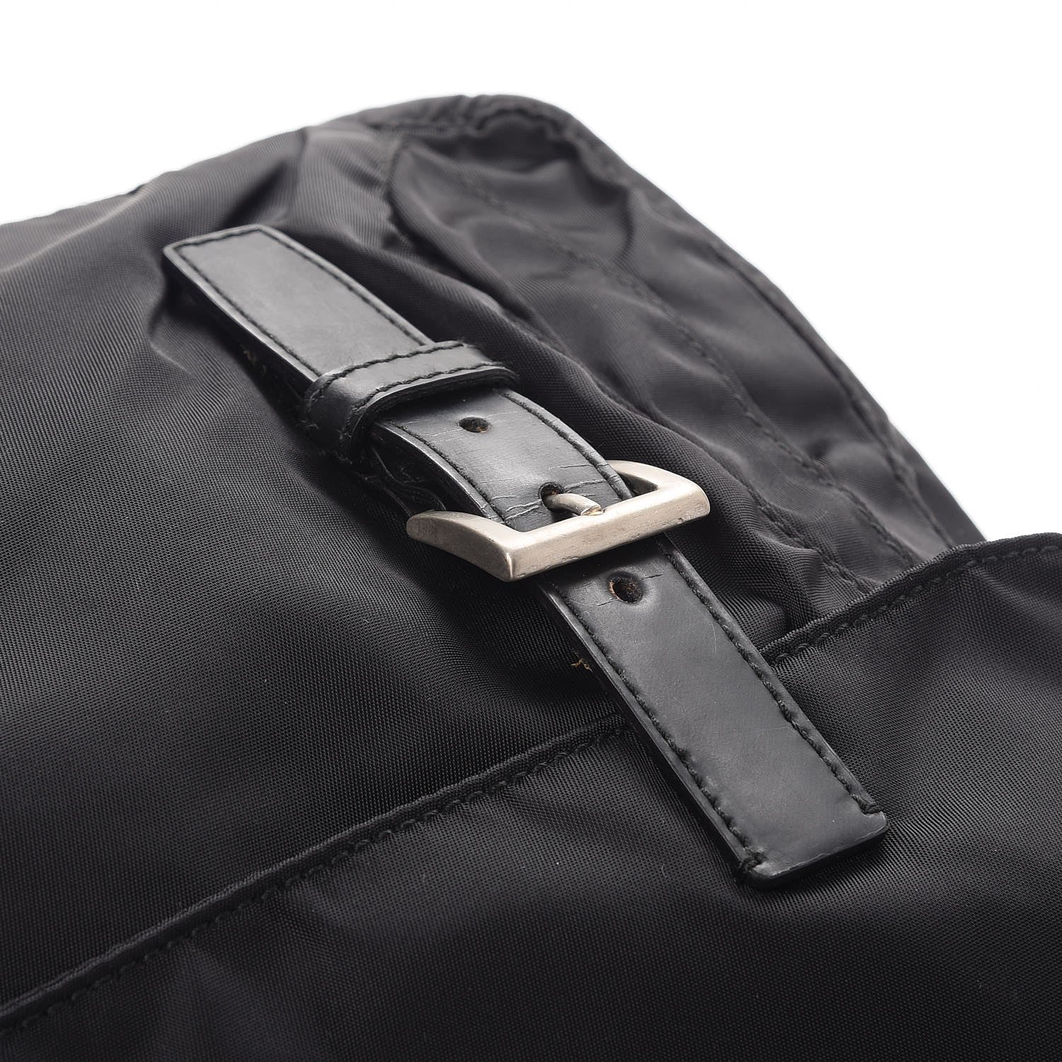 Prada Nylon Vela Messenger Bag Black 9 of 9