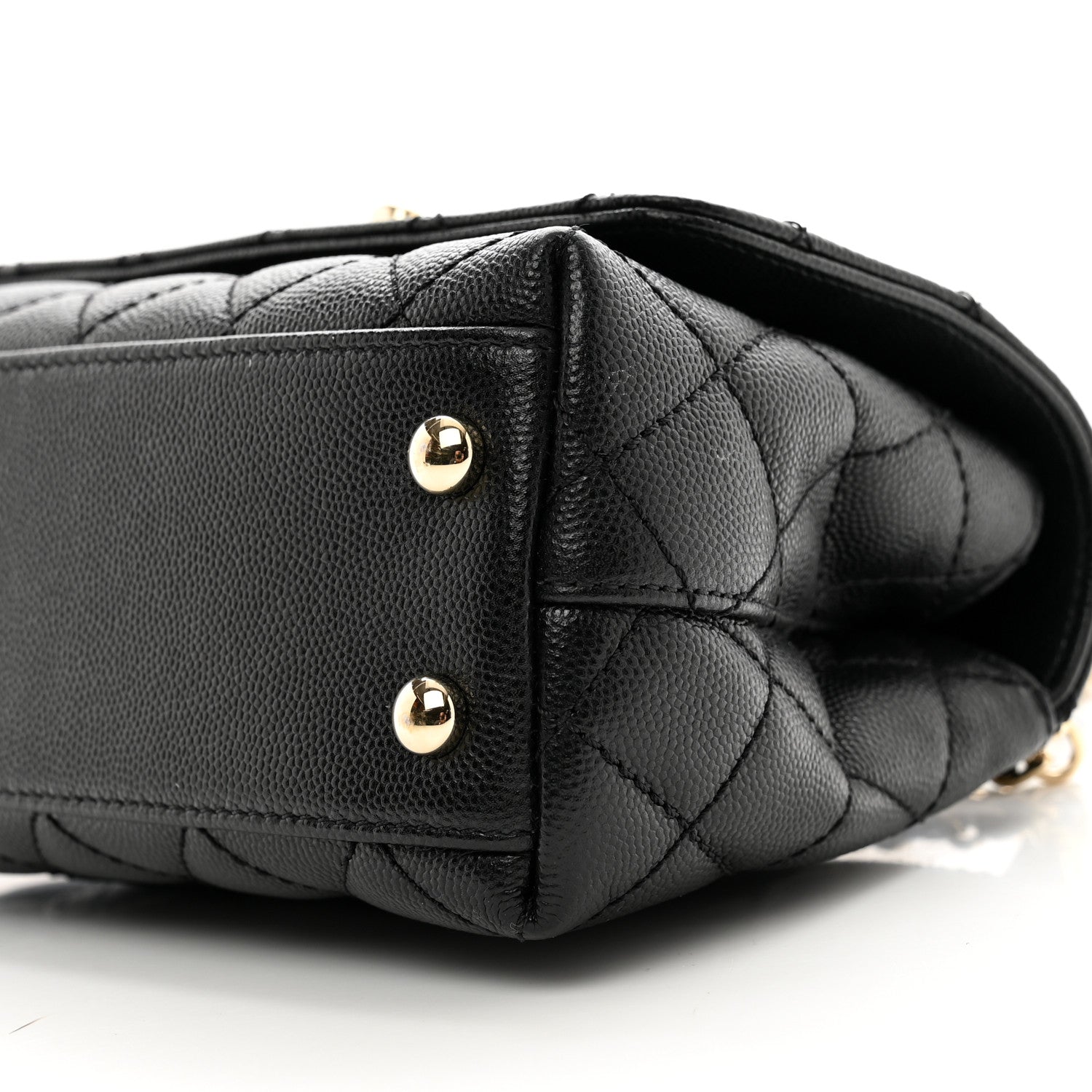 Chanel Caviar Quilted Extra Mini Coco Handle Flap Black 10 of 10