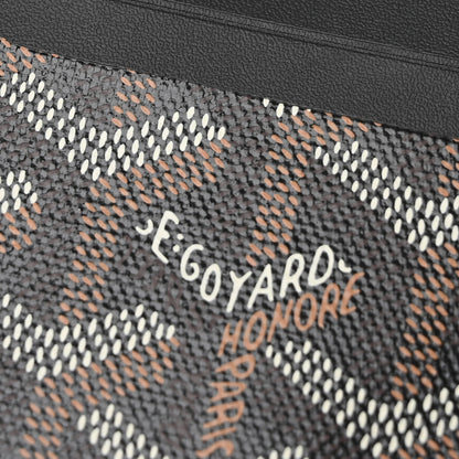Goyard Goyardine Saint Sulpice Card Holder Black 7 of 8