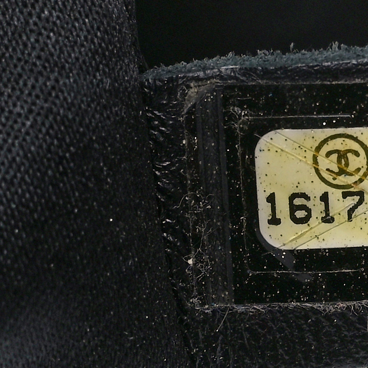 Calfskin Chevron Quilted Surpique Tote Black