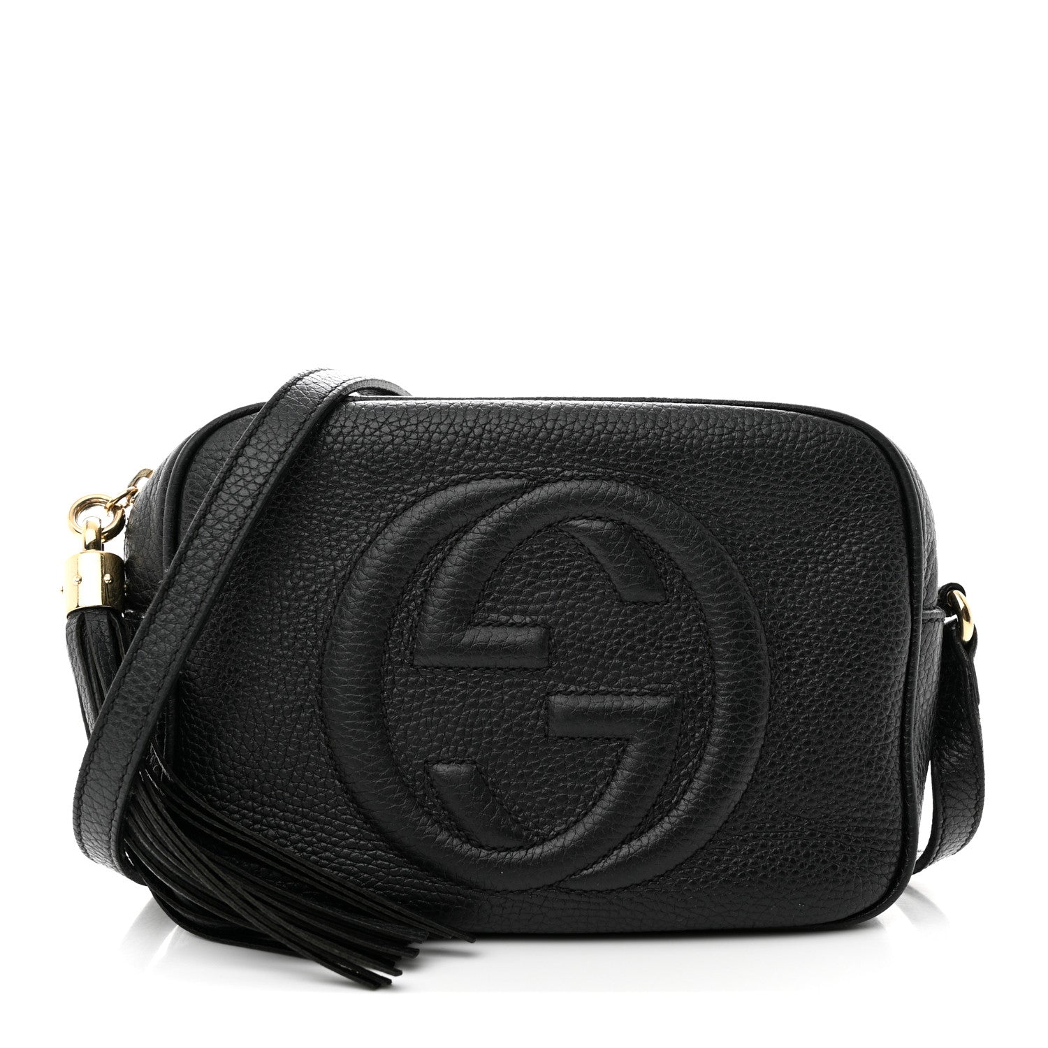 Gucci Pebbled Calfskin Small Soho Disco Bag Black 1 of 21