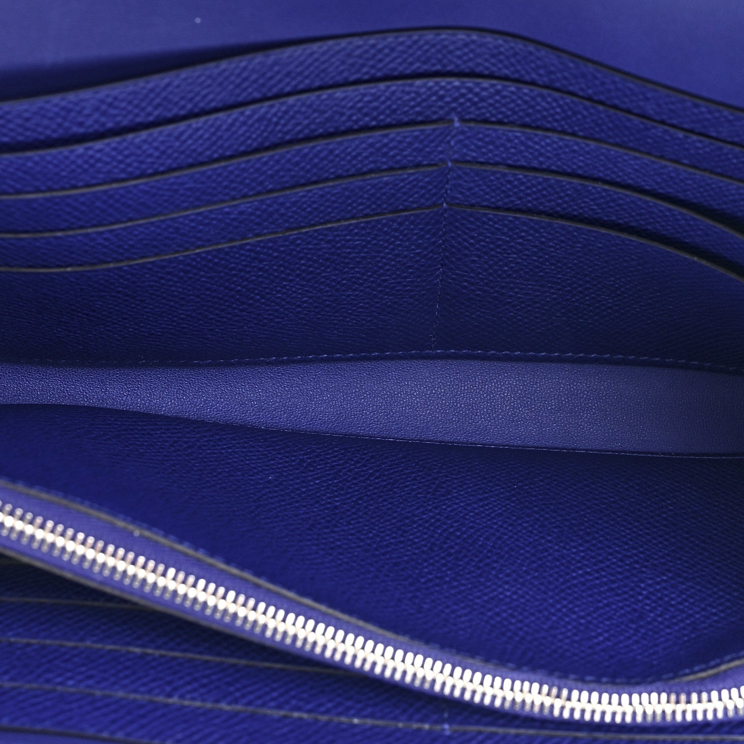 Hermes Epsom Constance Long Wallet Bleu Electrique 8 of 18