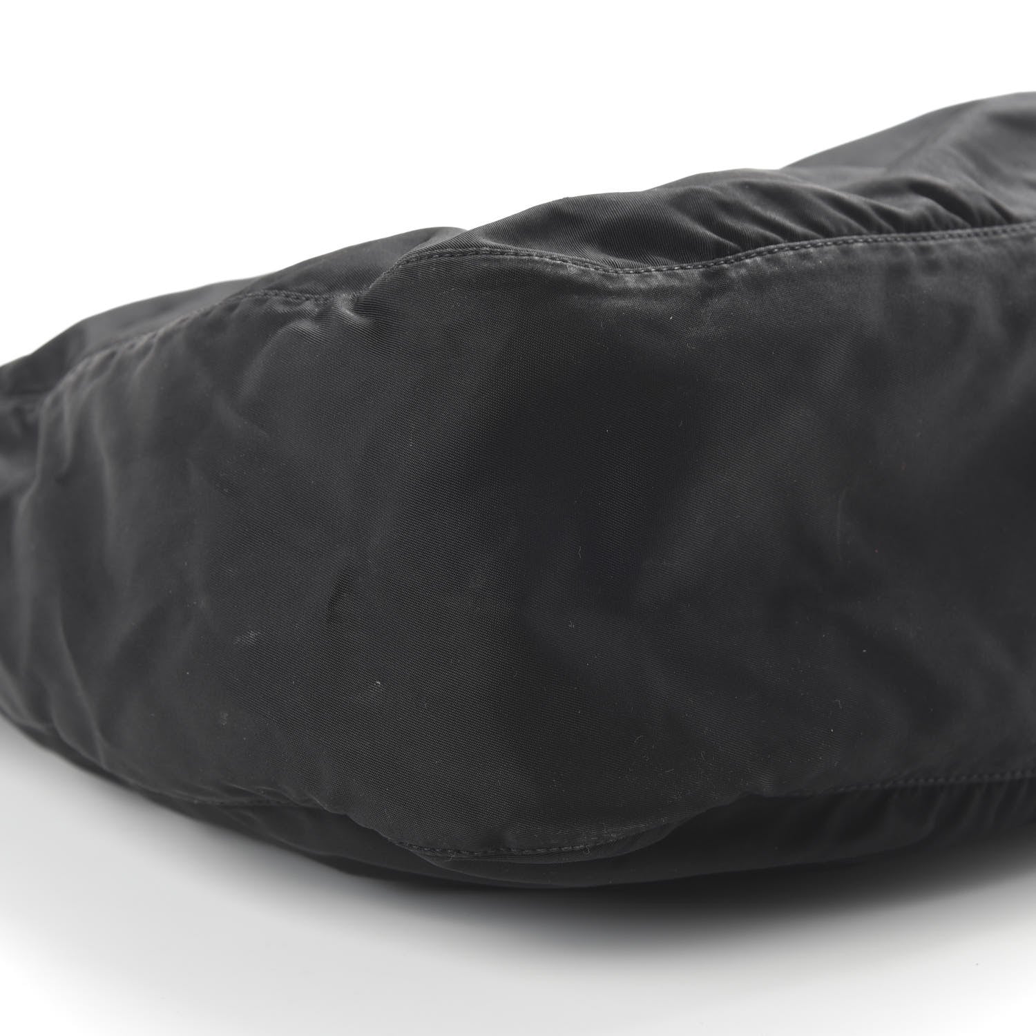 Prada Nylon Flat Messenger Bag Black 5 of 9