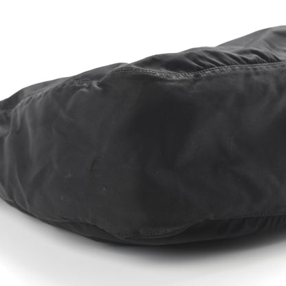 Prada Nylon Flat Messenger Bag Black 5 of 9