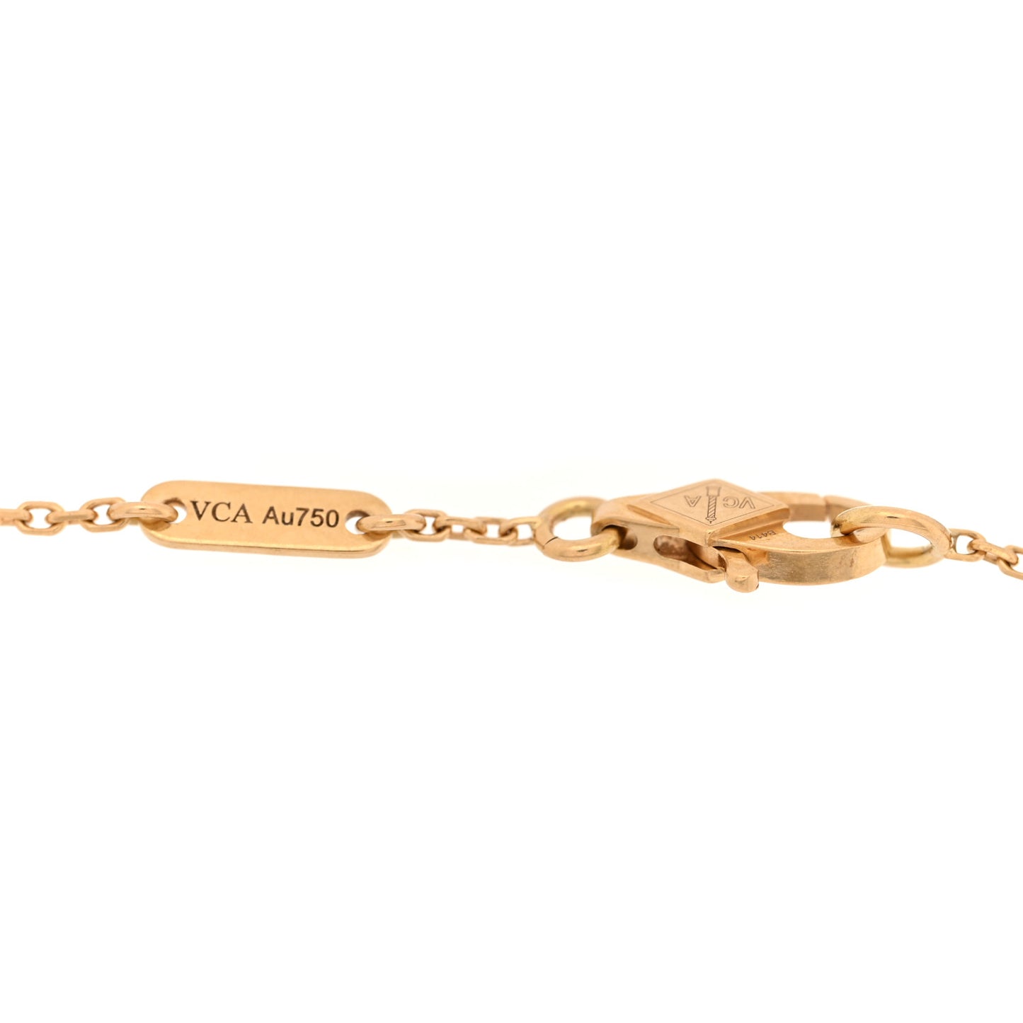 18K Yellow Gold Mother of Pearl Sweet Alhambra Bracelet