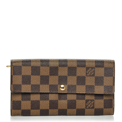 Louis Vuitton Damier Ebene Sarah Wallet 1 of 7