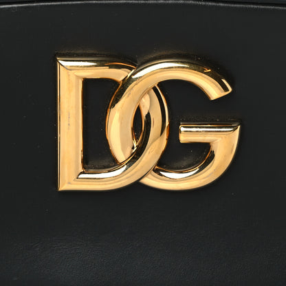 Dolce & Gabbana Calfskin Hot Stuff DG Logo 3.5 Crossbody Bag Black 7 of 9