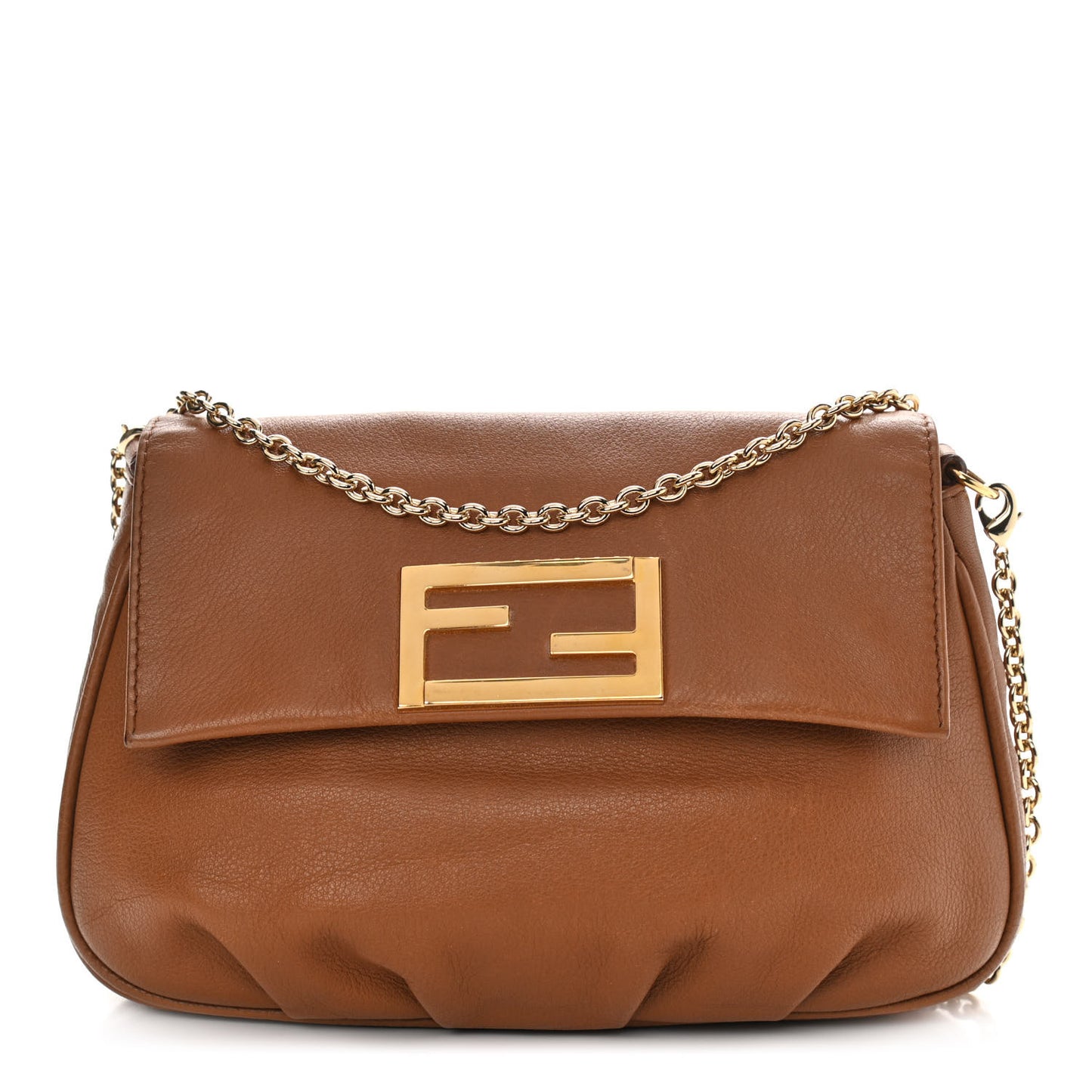 Vitello Flamingo Fendista Pouchette Crossbody Orzo