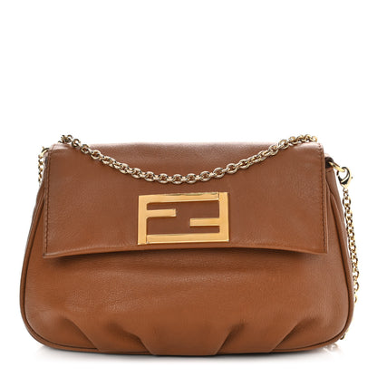 Fendi Vitello Flamingo Fendista Pouchette Crossbody Orzo 1 of 11