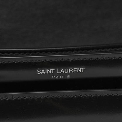 Saint Laurent Glazed Calfskin Medium Monogram Sunset Black 7 of 11