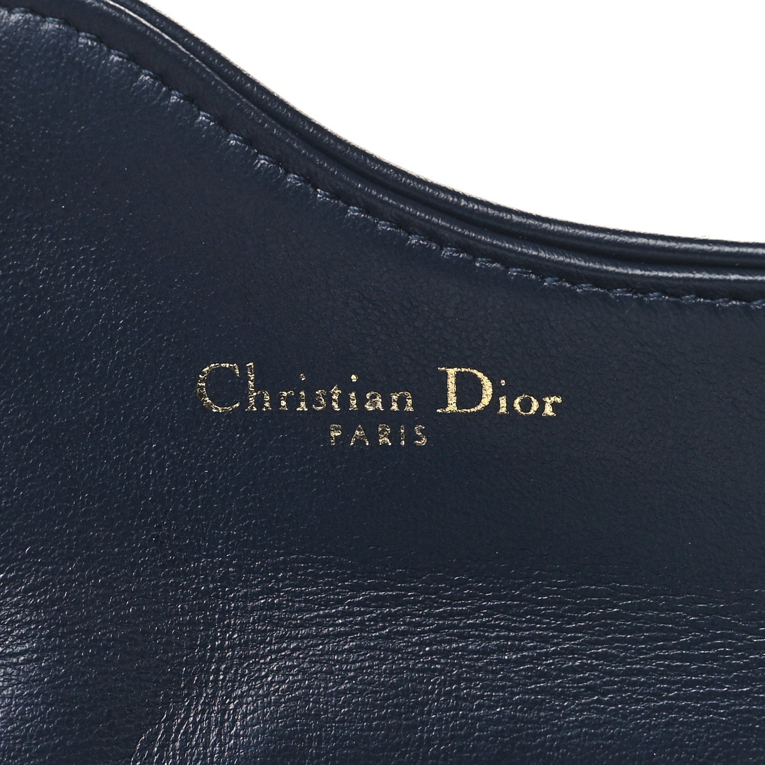 Christian Dior Oblique Saddle Cosmos Zipped Card Holder Blue 6 of 9
