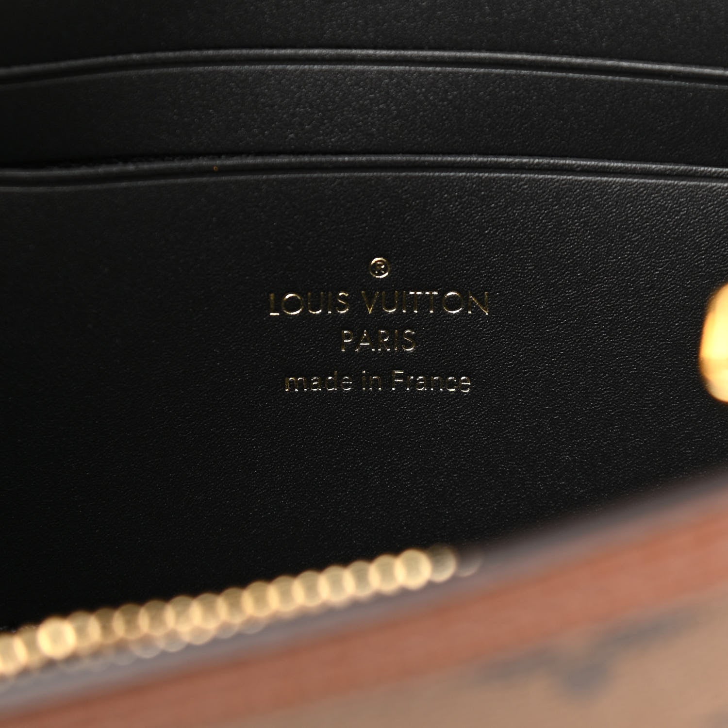 Louis Vuitton Reverse Monogram Dauphine Chain Wallet 6 of 10