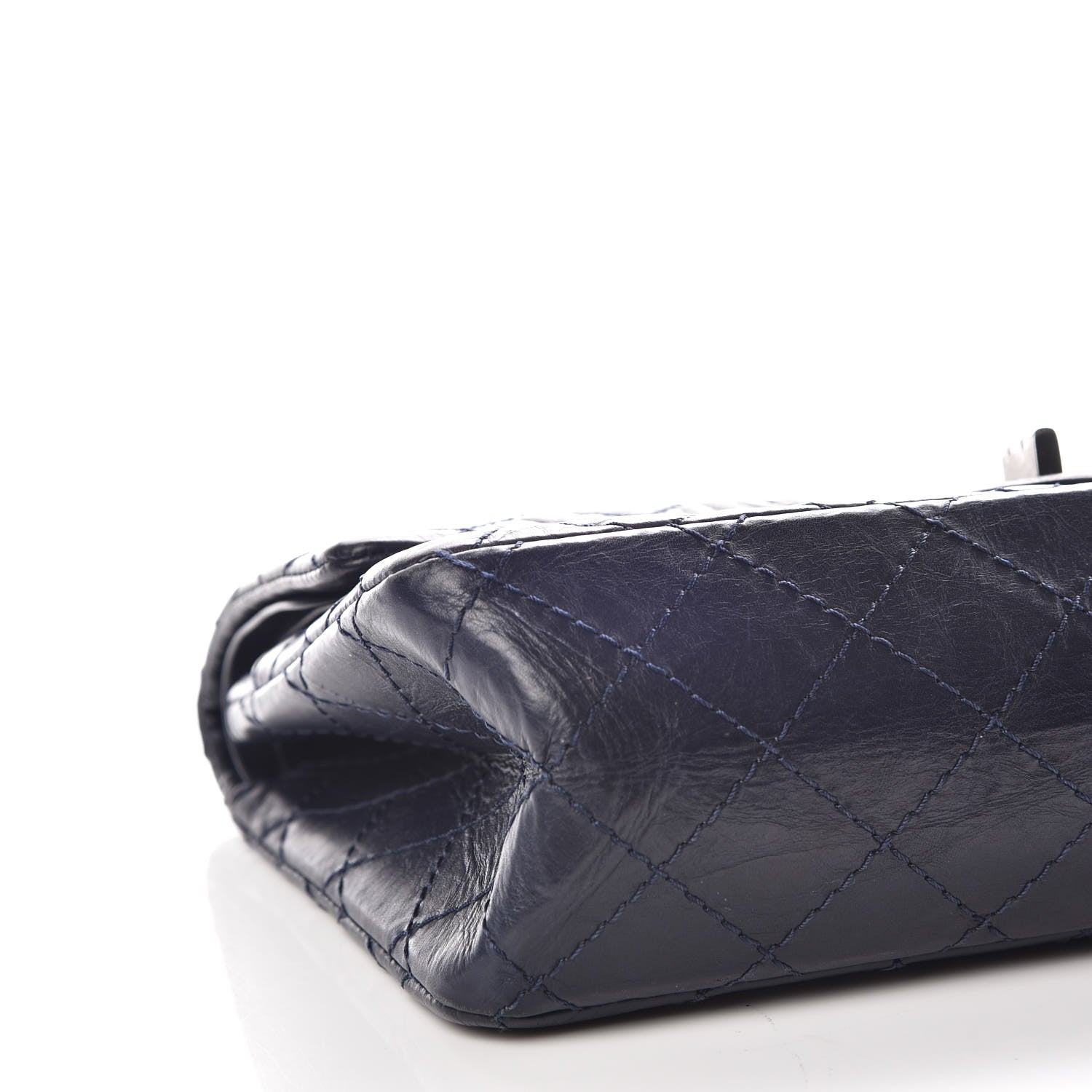 Chanel Aged Calfskin Quilted 2.55 Reissue 225 Flap Navy 5 of 10