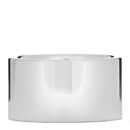 Tiffany Sterling Silver Diamond Wide Locks Band Ring 47 4 3 of 5