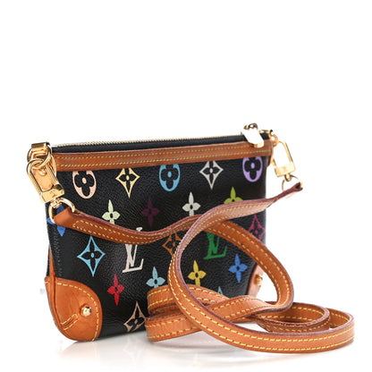 Louis Vuitton Monogram Multicolor Pochette Milla MM Black 3 of 17