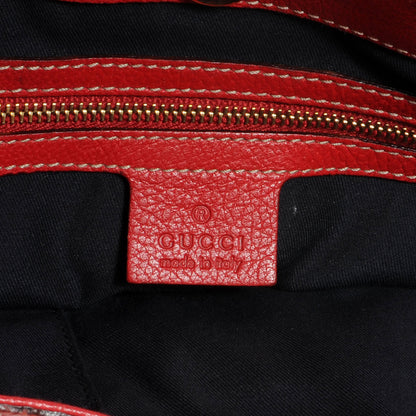 Gucci Leather Capri Shoulder Bag Red 7 of 8
